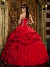 Unique Crimson Prom Quinceanera Dresses By Top Designer