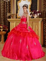 Inexpensive Floor Length Fuchsia Pretty Quinceanera Dress