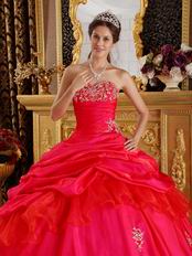 Inexpensive Floor Length Fuchsia Pretty Quinceanera Dress