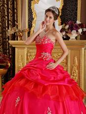 Inexpensive Floor Length Fuchsia Pretty Quinceanera Dress