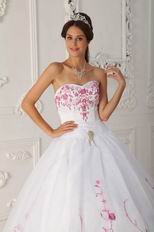 Elegant Quinceanera Dress With Bowknot Emberllish