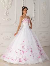 Elegant Quinceanera Dress With Bowknot Emberllish