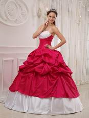Sweetheart Neckline Handmade Dress for a Quinceanera Party
