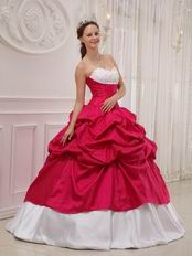 Sweetheart Neckline Handmade Dress for a Quinceanera Party