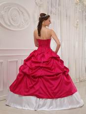 Sweetheart Neckline Handmade Dress for a Quinceanera Party