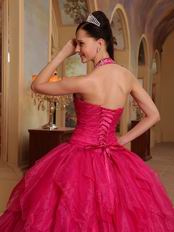 Halter Floor-length Skirt A-line Quinceanera Dress Cheap