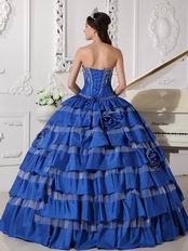 Beautiful Styles Royal Blue Top Designer Quinceanera Dress