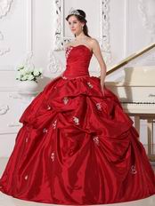 Low Price Strapless Wine Red Dress to Quinceanera Wear