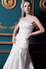 Terse Chapel Cream Garden Wedding Dress For Cheap