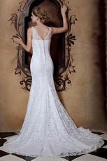 Sexy Straps Mermaid White Lace Wedding Dresses China