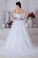 Western Spaghetti Straps Puffy A Wedding Dresses For Sale