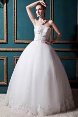 Glamorous Crystals Puffy Ball Gown Church Bridal Ceremony Dress