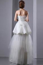 Beautiful V-Shaped Strapless Corset Make Your Own Wedding Dress