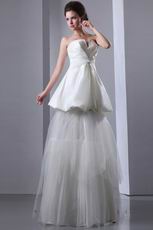 Beautiful V-Shaped Strapless Corset Make Your Own Wedding Dress