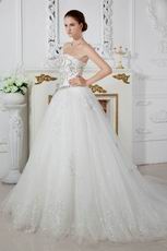 Luxurious Feather Appliques Tulle Buy Wedding Dresses With Crystals