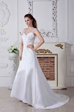 Elegant Straps Sweetheart Ivory Wedding Dresses Cheap Price