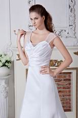 Elegant Straps Sweetheart Ivory Wedding Dresses Cheap Price