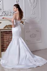 Discount One Shoulder Neckline Mermaid Skirt Wedding Dress Sale