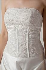 Wholesale Handmade Appliques Corset Chapel Wedding Dresses