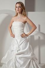 Wholesale Handmade Appliques Corset Chapel Wedding Dresses