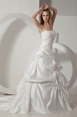 Wholesale Handmade Appliques Corset Chapel Wedding Dresses