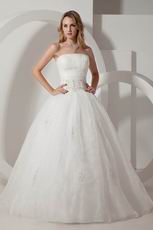 Online Strapless Beading Embroidery Outdoor Wedding Dresses