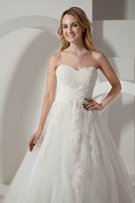 Purchase Sweetheart Appliques Chapel Wedding Dress Gowns China