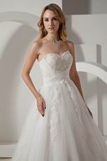 Purchase Sweetheart Appliques Chapel Wedding Dress Gowns China