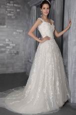 Perfect Straps Sweetheart Appliqued Wedding Bridal Dress