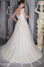 Perfect Straps Sweetheart Appliqued Wedding Bridal Dress