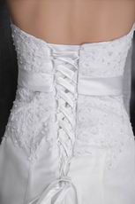 Beaded White Princess Lace 2014 Designer Wedding Dress