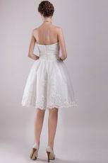 Sweetheart Knee-length Bridal Beach Wedding Dresses