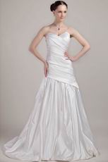 Romantic Sweetheart Aline Cheap Custom Bride Wedding Dresses