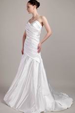 Romantic Sweetheart Aline Cheap Custom Bride Wedding Dresses