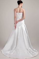 Romantic Sweetheart Aline Cheap Custom Bride Wedding Dresses