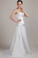 Sweetheart Corset Back A-line White Wedding Dress Online