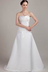 Sweetheart Corset Back A-line White Wedding Dress Online