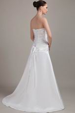 Sweetheart Corset Back A-line White Wedding Dress Online