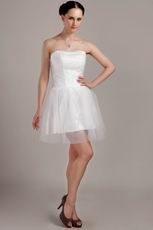 Short Beach Summer Wedding Dress For 2014 Bride