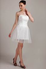 Short Beach Summer Wedding Dress For 2014 Bride