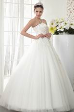 2014 Style Cheap Beading Bodice Lace Up Tulle Wedding Dress