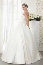 Luxuriours Sweetheart Neck Crystal Bodice Lace Up Wedding Dress