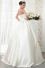 Luxuriours Sweetheart Neck Crystal Bodice Lace Up Wedding Dress