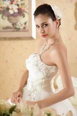 Top Seller Sweetheart Puffy Ball Gown Ivory Bridal Dress