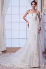 Glamorous Sweetheart Mermaid Chapel Lace Wedding Dress