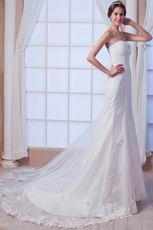 Glamorous Sweetheart Mermaid Chapel Lace Wedding Dress
