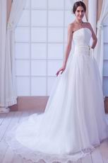 Romantic Sweetheart Ruched Bodice Ivoy Organza Bridal Dress