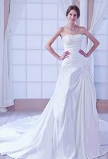 Affordable Sweetheart Wedding Dress With Beading Decorate