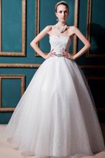 Luxurious Sweetheart Ball Gown Puffy Ivory Garden Wedding Dress