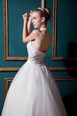 Luxurious Sweetheart Ball Gown Puffy Ivory Garden Wedding Dress